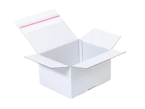 Karton fasonowy 250x200x150 biały 380g/m2  z paskiem - 150 sztuk